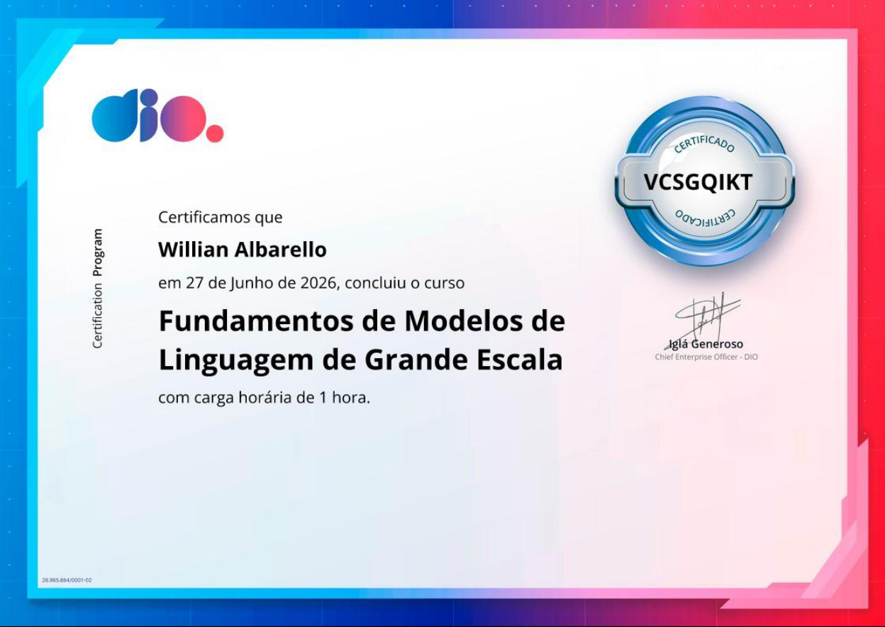 Certificado Fundamentos de LLMs